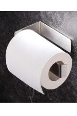 Paslanmaz Çelik Tuvalet Kağıtlığı / Yapışkanlı Sistem / Banyo Askısı / Havlu Askısı
